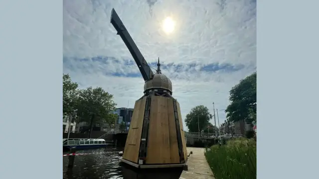 De stadskraan staat op zn plek in Utrecht