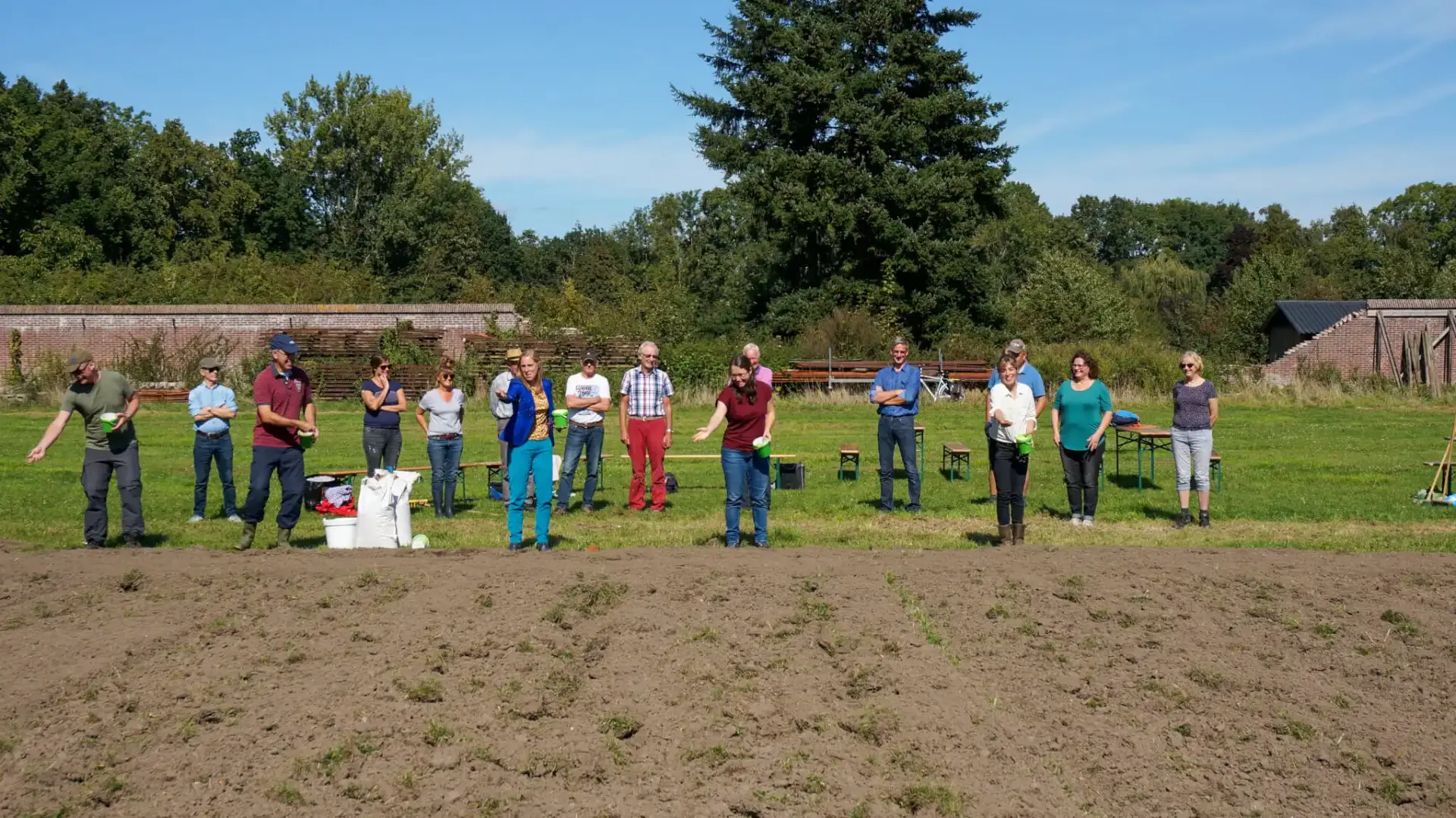 Historische moestuin De Haar weer in bedrijf