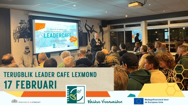 LEADER Caf&eacute; een inspirerende avond vol idee&euml;n en connecties
